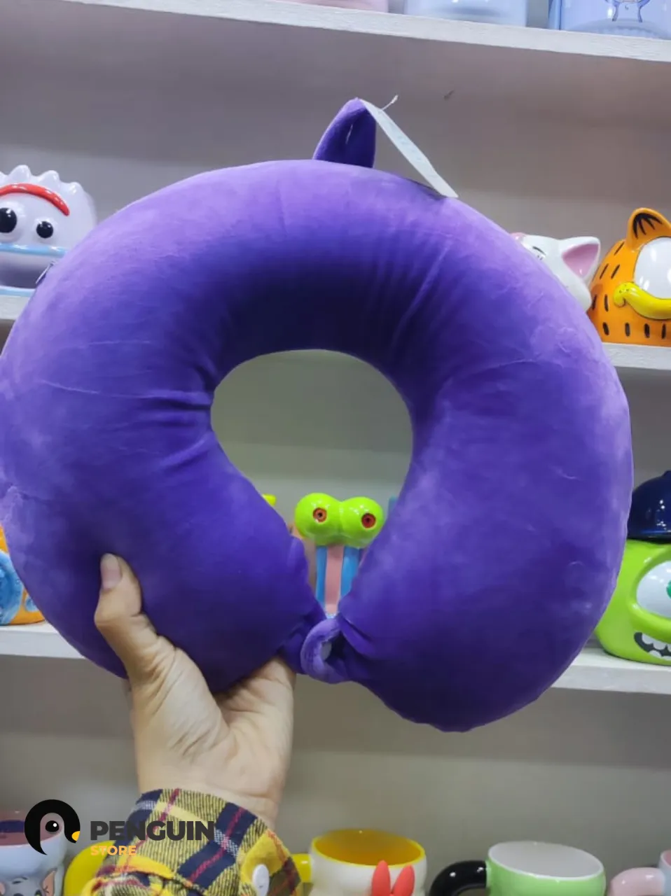 مخدة سفر "بنفسجي كلاسيك"
