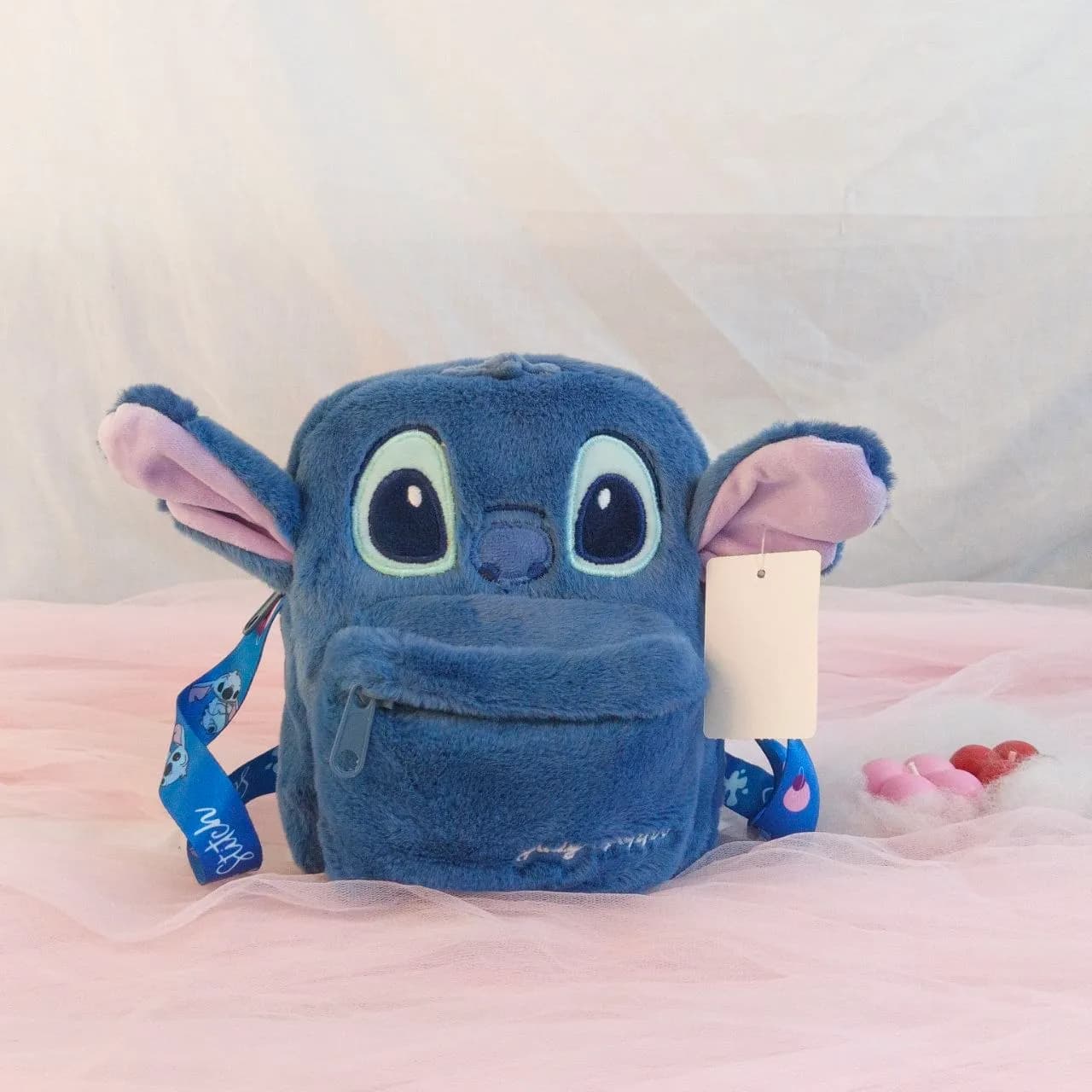 شنطة "ستيتش" ميني فرو بـ ودان 3D - حقيبة ديزني كروس بـ حزام مطبوع مبهج 👾💙